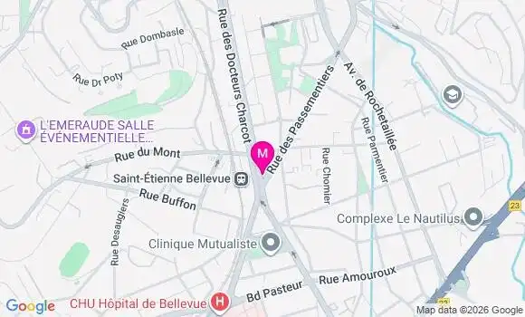 Localisation Saint Etienne Bellevue Espace Conseil - 42100