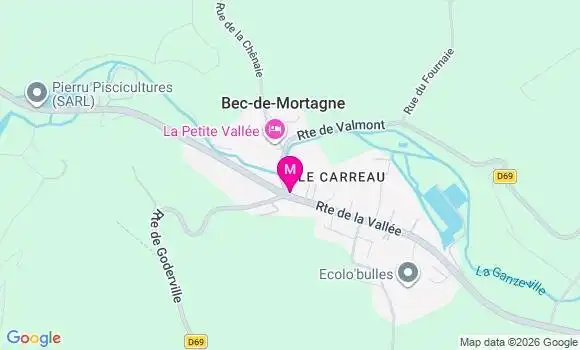 Localisation Bec de Mortagne - 76110