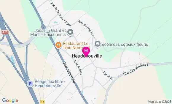 Localisation Heudebouville - 27400