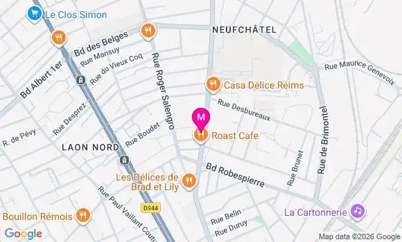Localisation Carrefour Market - 51100