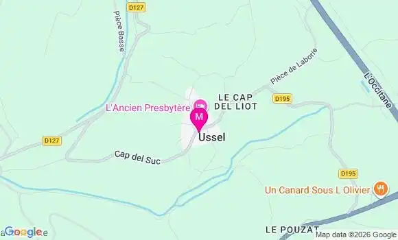 Localisation Ussel - 46240