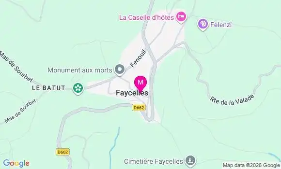 Localisation Faycelles - 46100