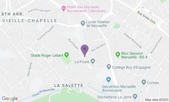 Localisation Marseille 09 - 13009