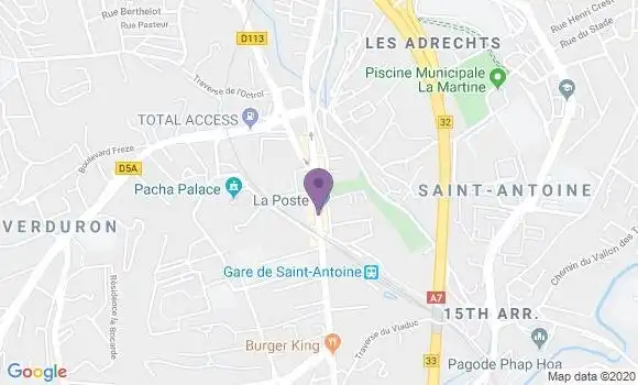 Localisation Marseille Saint Antoine - 13015