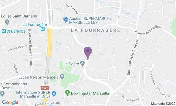 Localisation Marseille 12 - 13012