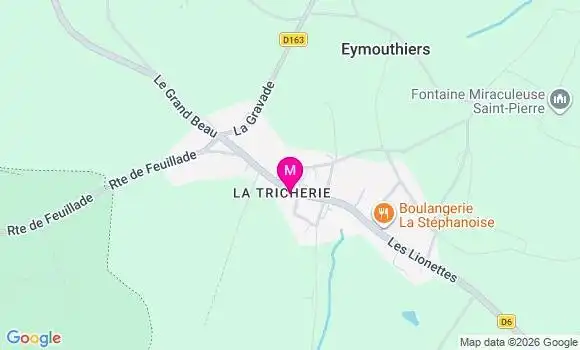 Localisation Eymouthiers - 16220