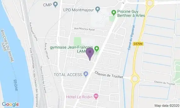 Localisation Arles Trebon Bp - 13200