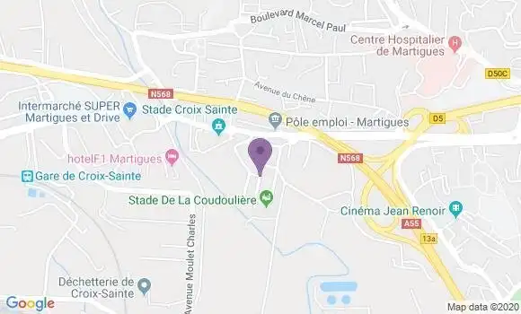 Localisation Martigues Croix Sainte Bp - 13500