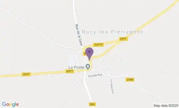 Localisation Bucy les Pierrepont Bp - 02350