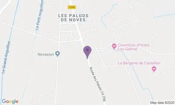 Localisation Paluds de Noves Ap - 13550
