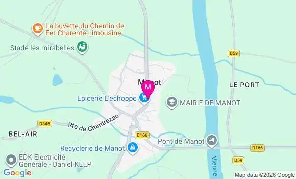 Localisation Manot - 16500