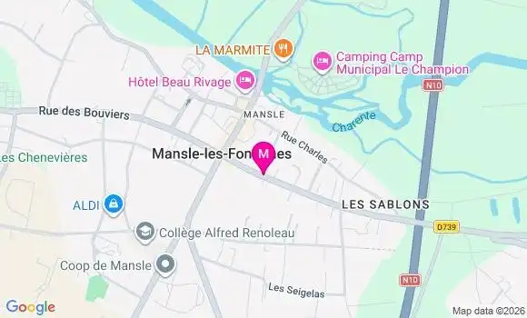 Localisation Mansle - 16230