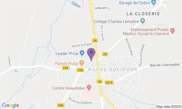 Localisation Aunay sur Odon - 14260