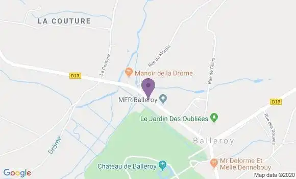 Localisation Balleroy Bp - 14490