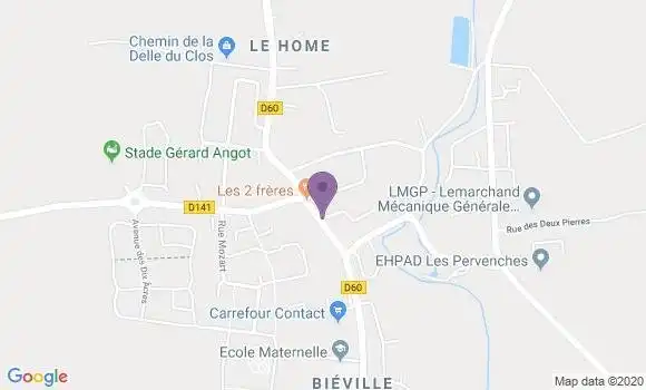 Localisation Bieville Beuville Bp - 14112