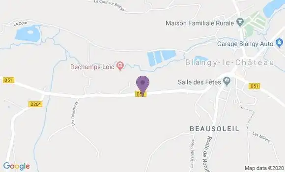 Localisation Blangy le Chateau Bp - 14130
