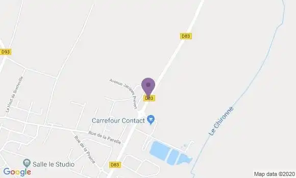 Localisation Bretteville l