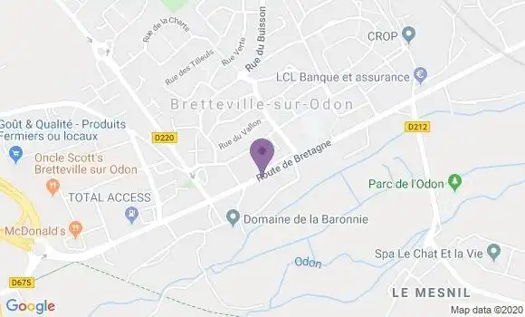 Localisation Bretteville sur Odon - 14760