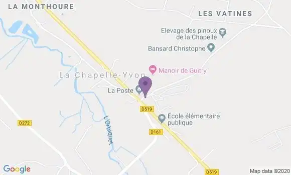 Localisation La Chapelle Yvon Ap - 14290