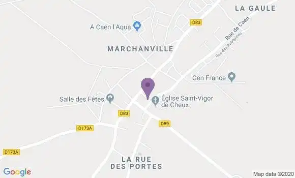 Localisation Cheux Bp - 14210