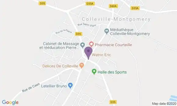 Localisation Colleville Montgomery Ap - 14880