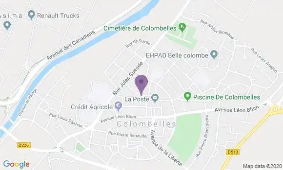 Localisation Colombelles Bp - 14460