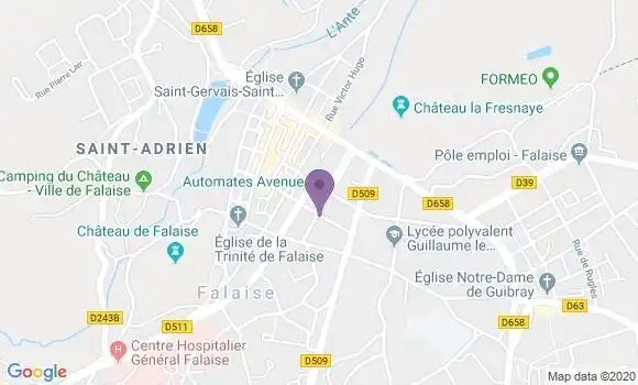 Localisation Falaise - 14700
