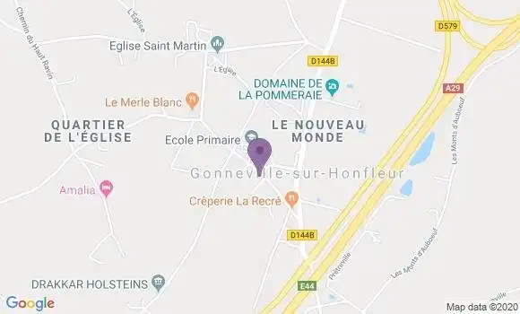 Localisation Gonneville sur Honfleur Ap - 14600