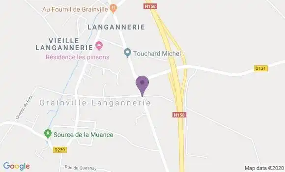 Localisation Grainville Langannerie Bp - 14190