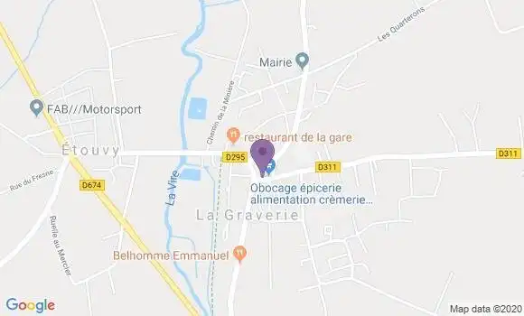 Localisation La Graverie Bp - 14350