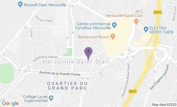 Localisation Herouville Saint Clair - 14200