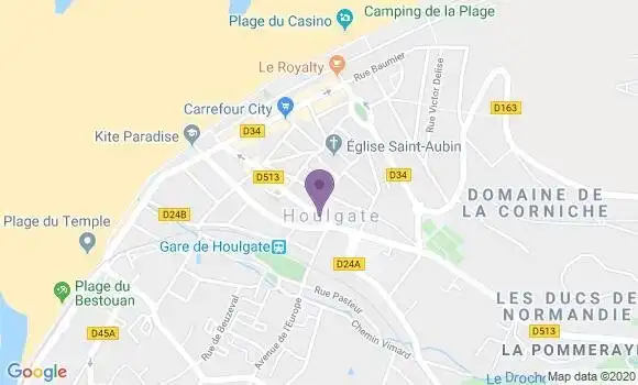 Localisation Houlgate Bp - 14510