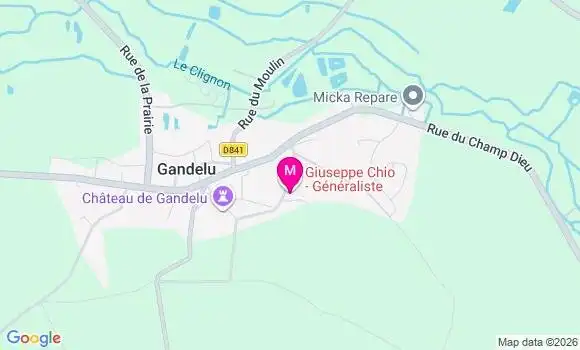 Localisation Gandelu - 02810