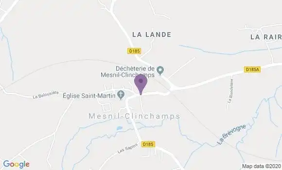 Localisation Landelles et Coupigny Bp - 14380