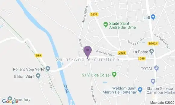 Localisation Louvigny Bp - 14111