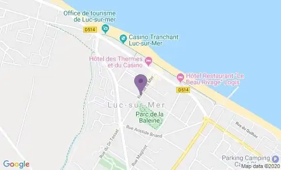 Localisation Luc sur Mer Bp - 14530