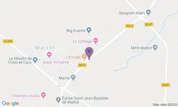 Localisation Maltot Ap - 14930