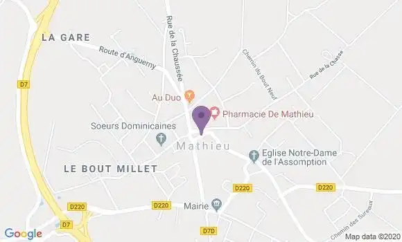 Localisation Mathieu Bp - 14920