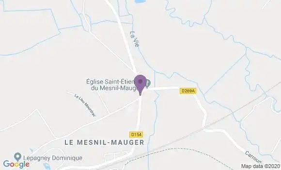 Localisation Le Mesnil Mauger Ap - 14270