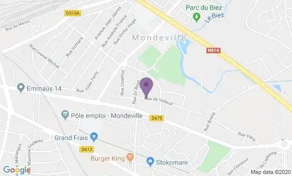 Localisation Mondeville - 14120