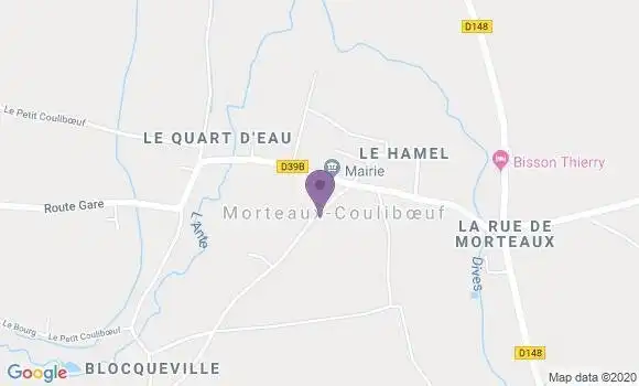 Localisation Morteaux Couliboeuf Bp - 14620
