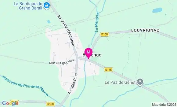 Localisation Bedenac - 17210