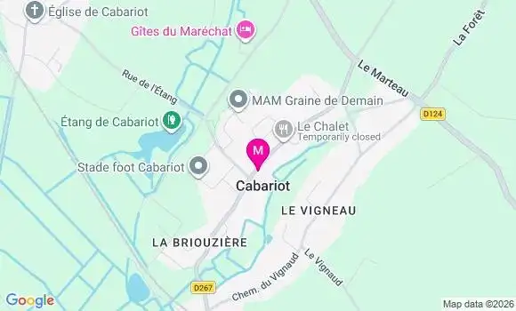 Localisation Cabariot - 17430