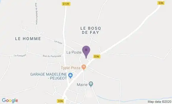 Localisation Sainte Honorine du Fay Bp - 14210