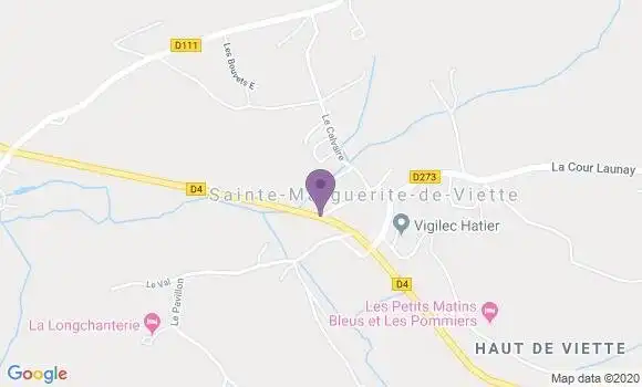 Localisation Sainte Marguerite de Viette Ap - 14140