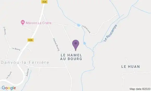 Localisation Saint Vigor des Mezerets Ap - 14770