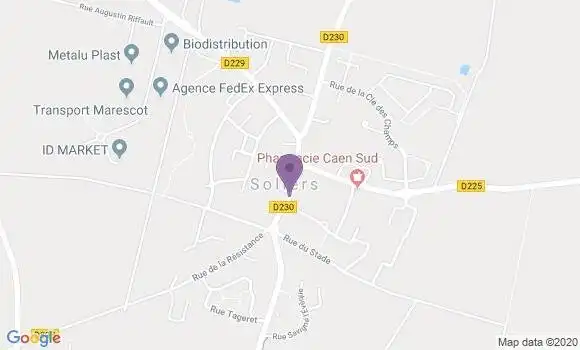 Localisation Soliers Bp - 14540