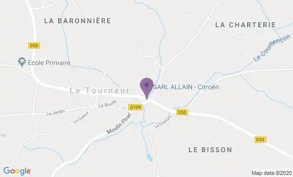Localisation Le Tourneur Ap - 14350