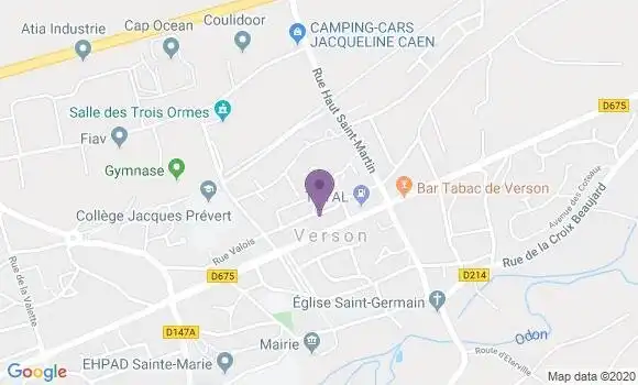 Localisation Verson Bp - 14790