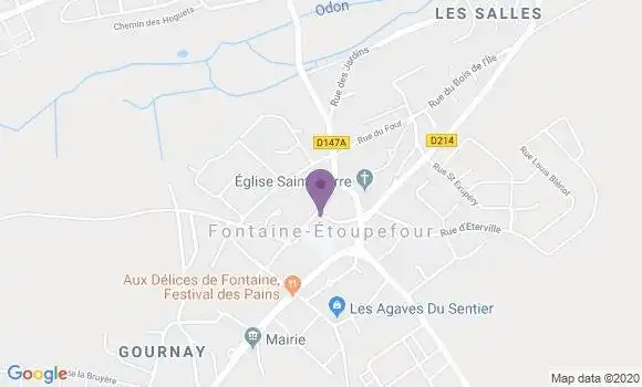 Localisation Fontaine Etoupefour Ap - 14790